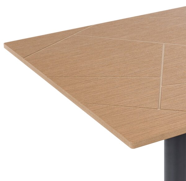 Bistro stolek STINTINO 60 cm 60 cm Kov Černá