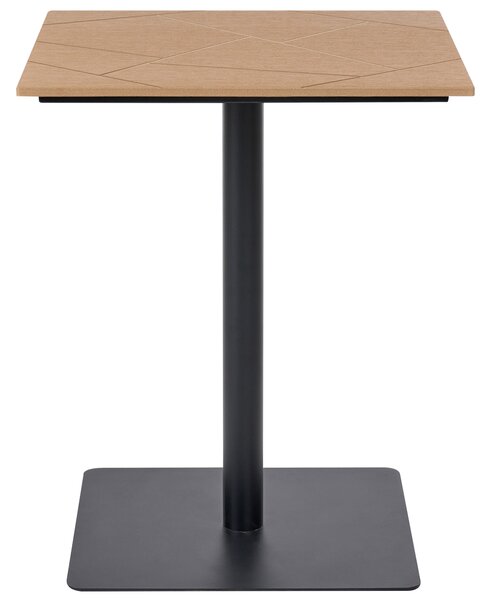Bistro stolek STINTINO 60 cm 60 cm Kov Černá