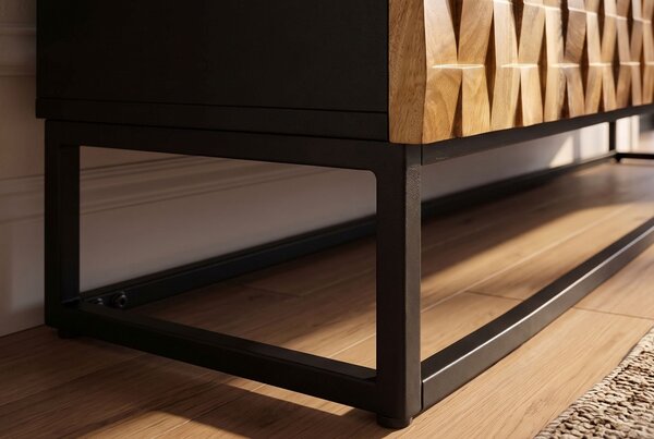 Komoda SHADES 3D 180 CM vícebarevná masiv mango Nábytek | Úložné prostory | Komody | Nízké