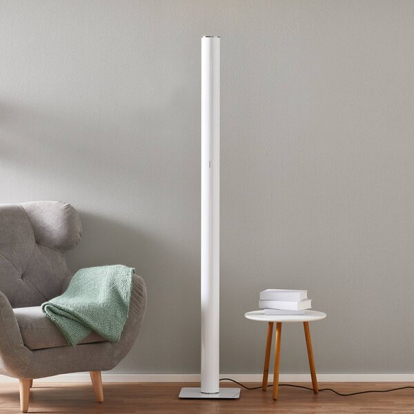 Artemide Ilio - LED stojací lampa, aplikace, bílá, 2700K, stmívatelný, Bílá / opál, Obývací pokoj / jídelna, Hliník, Design