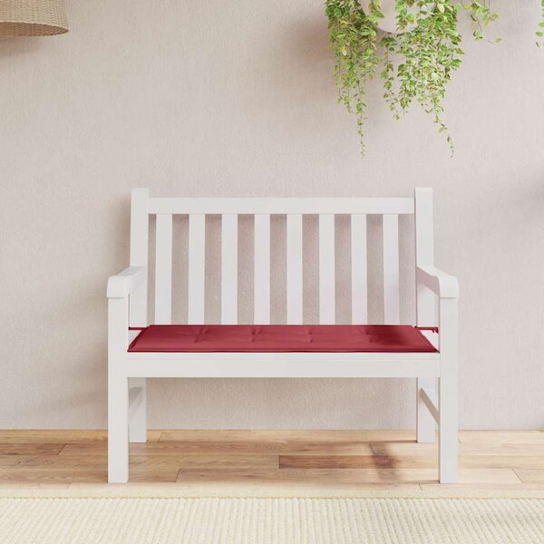 VidaXL Poduška na zahradní lavici oxfordská látka [361141] Barva: Modro-bílá, Velikost: 200 x 50 x 3 cm