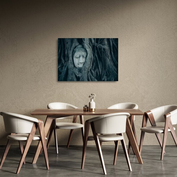 Skleněný obraz - Thajská tvář (70x50 cm)