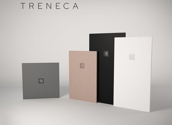Polysan Polysan, TRENECA sprchová vanička z litého mramoru s možností úpravy rozměru 90x90cm, bílá matná, 84300.11