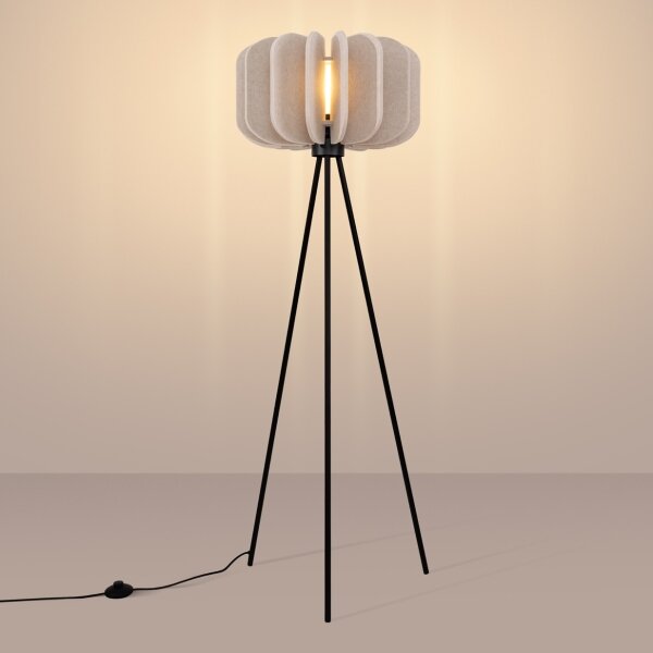 Sollux SL.1863 - Stojací lampa MULA 1xE27/15W/230V krémová