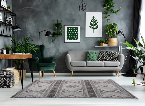 Venkovní koberec CHIARA 80x150 cm šedá