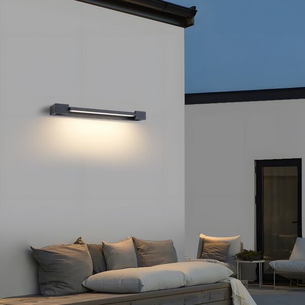 Brilagi - LED Venk. nást. svítidlo AQUA LINE LED/12W/230V 45 cm IP44 antr CRI 90