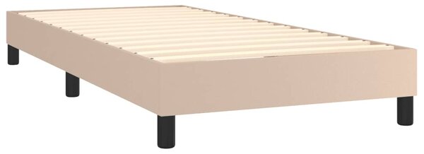 Box spring postel s matrací cappuccino 100x200 cm umělá kůže 3140992