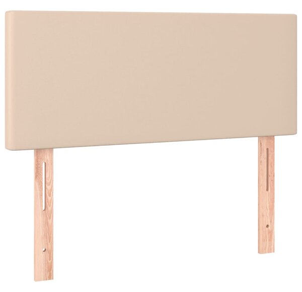 Box spring postel s matrací cappuccino 100x200 cm umělá kůže 3140992