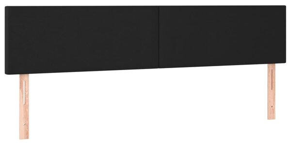 Box spring postel s matrací černá 200x200 cm umělá kůže 3141023