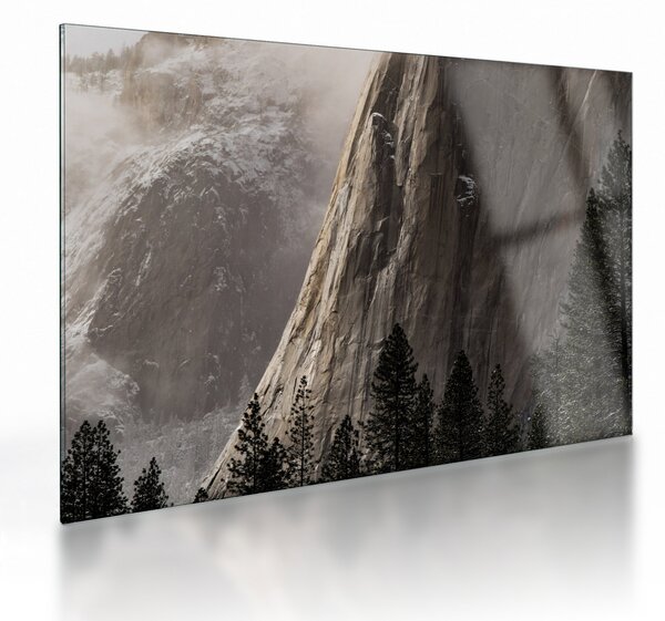 Skleněný obraz z údolí Yosemite národní parku, USA (70x50 cm)