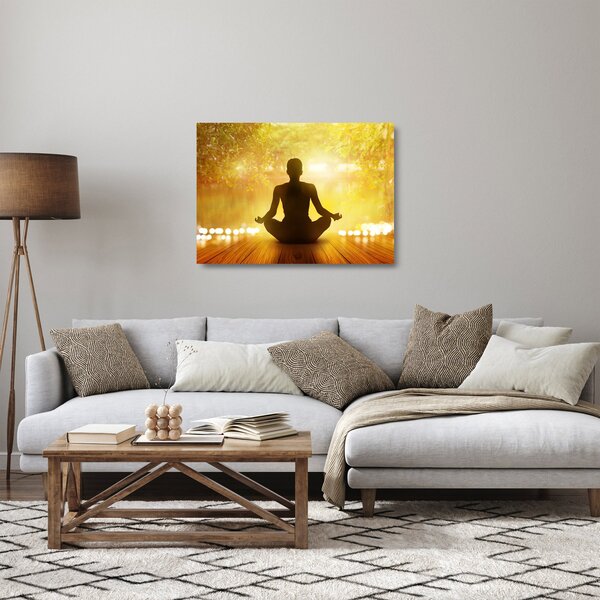 Skleněný obraz - Meditace (70x50 cm)