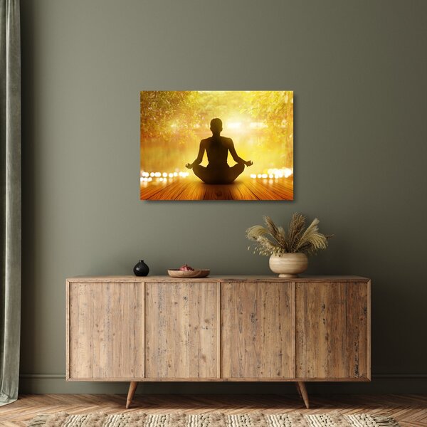 Skleněný obraz - Meditace (70x50 cm)