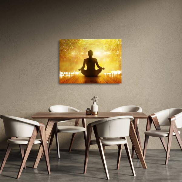 Skleněný obraz - Meditace (70x50 cm)