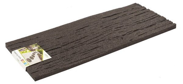 Zahradní nášlap RAILROAD TIE, hnědý, gumový MHEU5000077