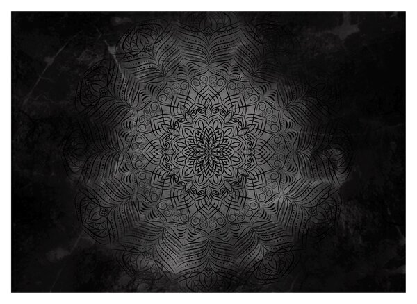 Skleněný obraz - Mystická mandala (70x50 cm)