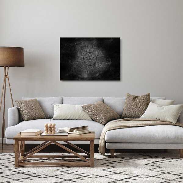 Skleněný obraz - Mystická mandala (70x50 cm)