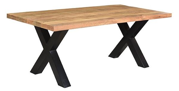 Dining table Zino - Rough - Mango wood - 200x100 cm