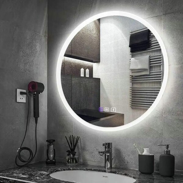 Rea Rea, Zrcadlo LED BLUETOOTH FFJ 60cm, HOM-06501