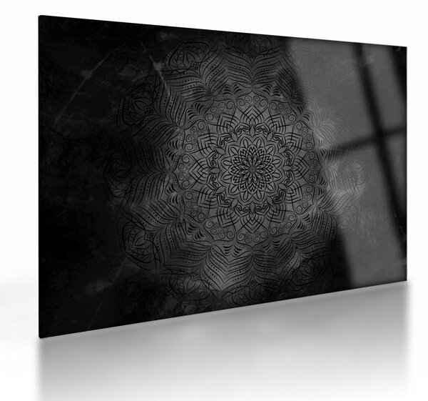 Skleněný obraz - Mystická mandala (70x50 cm)