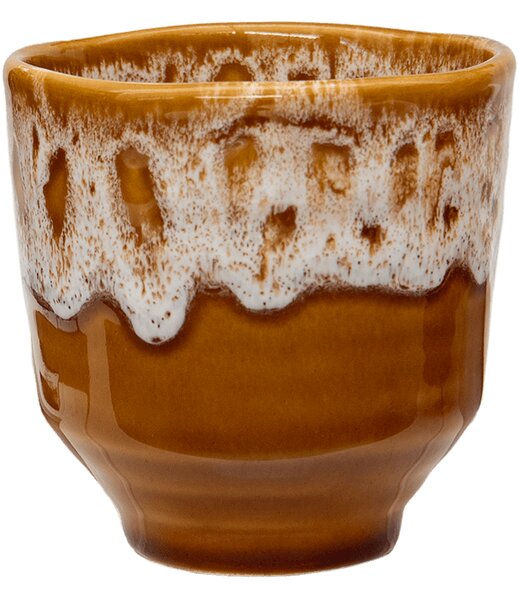 Obal Otis - Pot 2-Tone Ochre, průměr 12 cm
