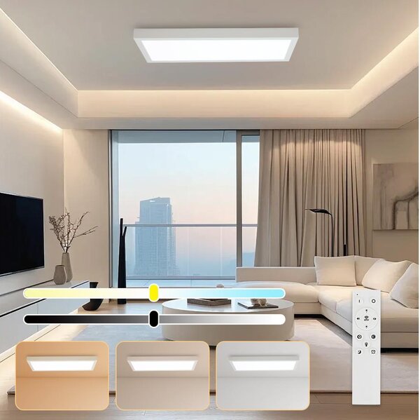 Brilagi - LED Stmívatelné svítidlo FRAME SMART LED/30W/230V bílá IP44 + DO