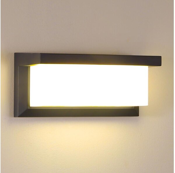 Brilagi - Venkovní nástěnné svítidlo BRICKY 1xE27/60W/230V antracit IP54