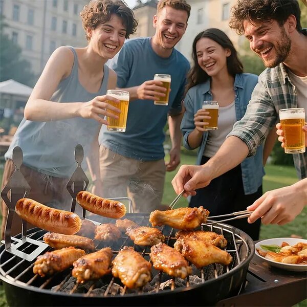 Grillboyz™ Vtipné Držáky Na Grilovací Klobásy – Balení 3 Kusů