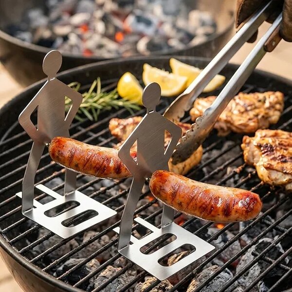 Grillboyz™ Vtipné Držáky Na Grilovací Klobásy – Balení 3 Kusů