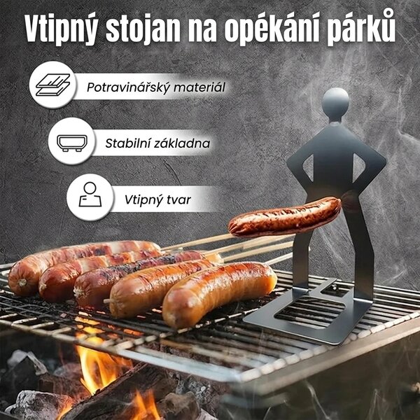 Grillboyz™ Vtipné Držáky Na Grilovací Klobásy – Balení 3 Kusů