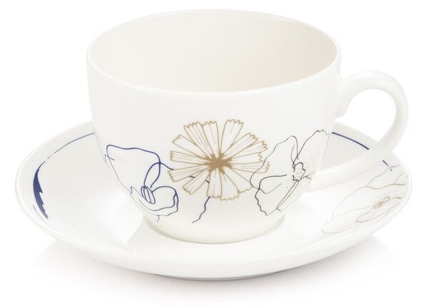 Šálek s podšálkem myCOFFEE, 2 ks, Blossoms