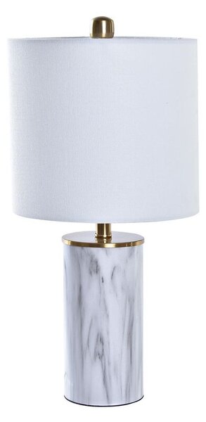 Stolní lampa DKD Home Decor Zlatá Bílý 220 V 50 W Moderní/jazz (23 x 23 x 47 cm)