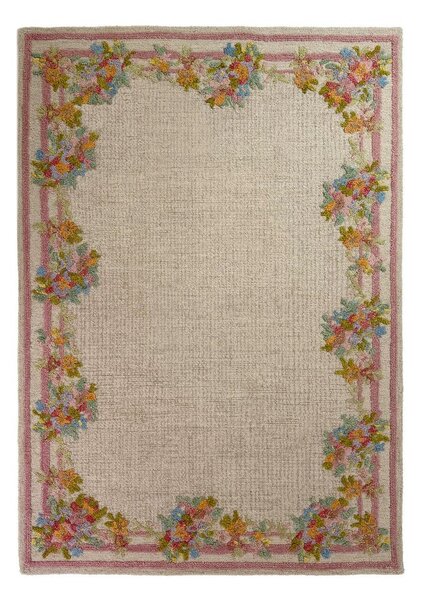 Ručně tkaný vlněný koberec 140x200 cm Elise Floral – Flair Rugs