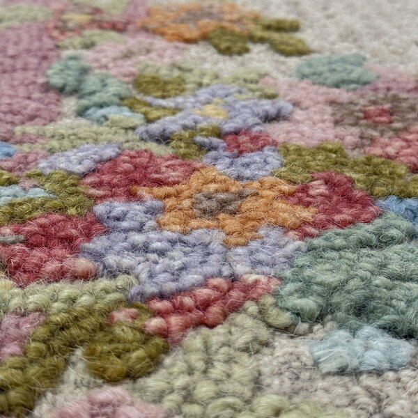 Ručně tkaný vlněný koberec 140x200 cm Elise Floral – Flair Rugs