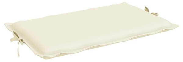 Poduška na lehátko krémová 186x58x4 cm oxfordská látka 314160