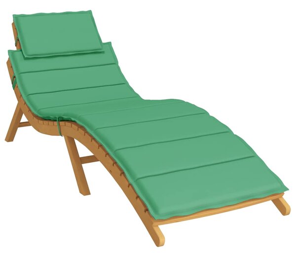 Poduška na lehátko zelená 186x58x4 cm oxfordská látka 314163