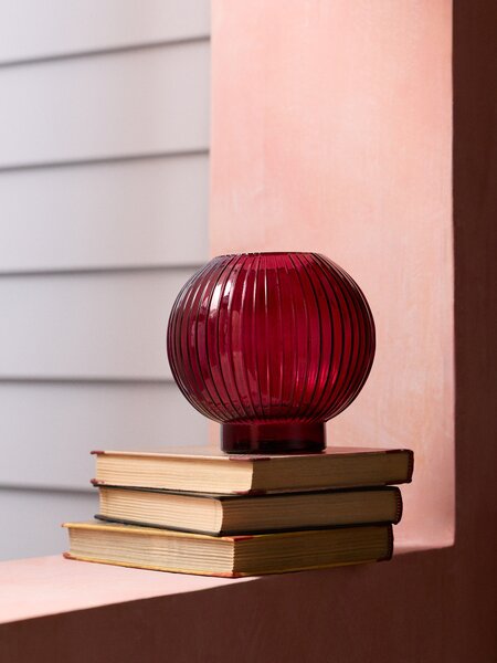 Sinsay - Rýhovaná váza - světle fialová