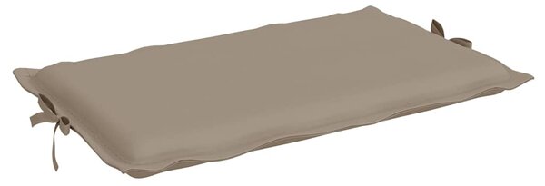 Poduška na lehátko taupe 186x58x4 cm oxfordská látka 314166