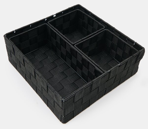 Sinsay - Pletené organizéry 4 pack - černá