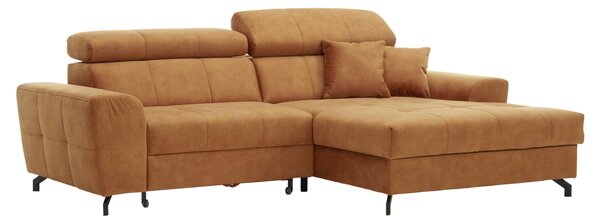 ROHOVÁ SEDAČKA, textil, oranžová Carryhome - Sedací soupravy