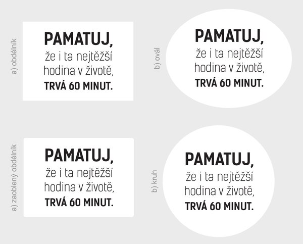 Pamatuj, že i ta nejtěžší motivační samolepka na zeď šíře 45 cm