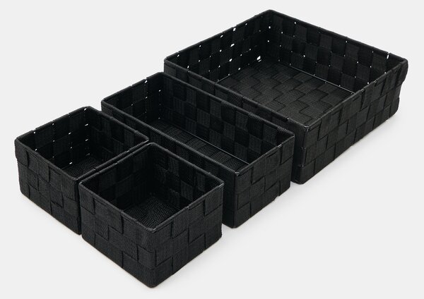 Sinsay - Pletené organizéry 4 pack - černá