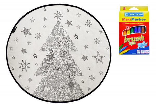 Kobercové omalovánky – Nut Cracker Kruh Ø 130 cm