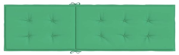 Poduška na polohovací židli zelená (75+105) x 50 x 4 cm 314178