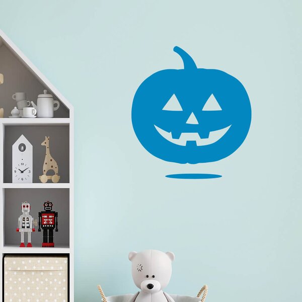 Živá Zeď Samolepka Halloweenská dýně Barva: černá