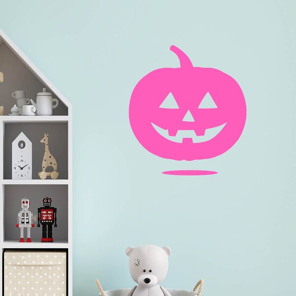 Živá Zeď Samolepka Halloweenská dýně Barva: černá