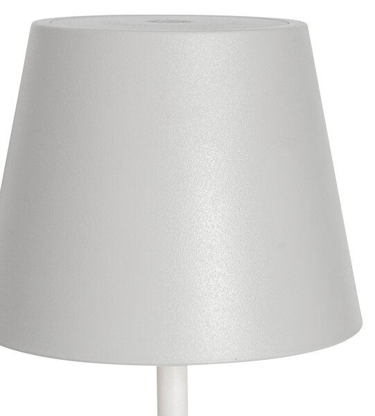 Sada 2 stolních lamp bílých se stmívačem a dobíjením - Murdock