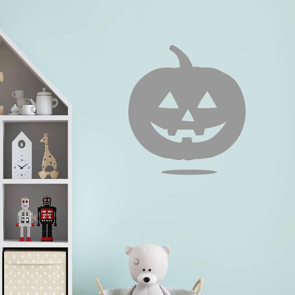 Živá Zeď Samolepka Halloweenská dýně Barva: černá