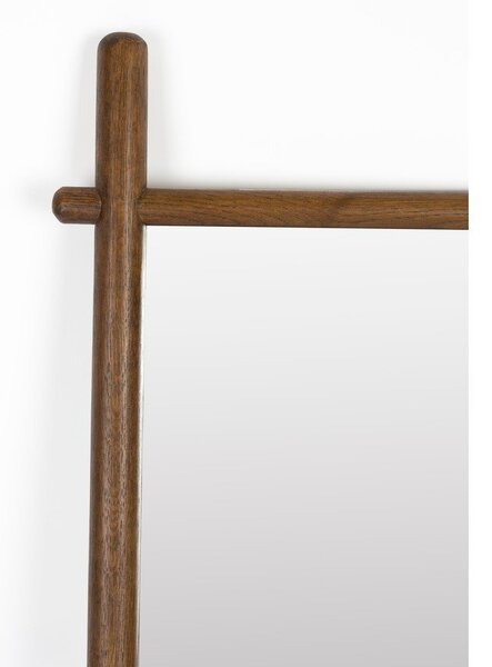 Stojací zrcadlo s dřevěným rámem 58x160 cm Solene – White Label