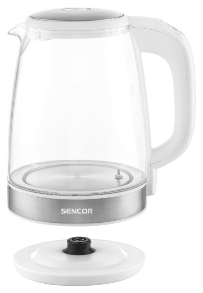 Sencor- Rychlovarná konvice s termoregulací a LED podsvícením 2l 2200W/230V bílá