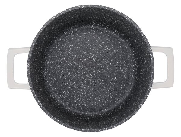 Hrnec 20 cm 2,5 l MasterClass LightWeight nepřilnavý indukční krémový MCMCRD20CRE